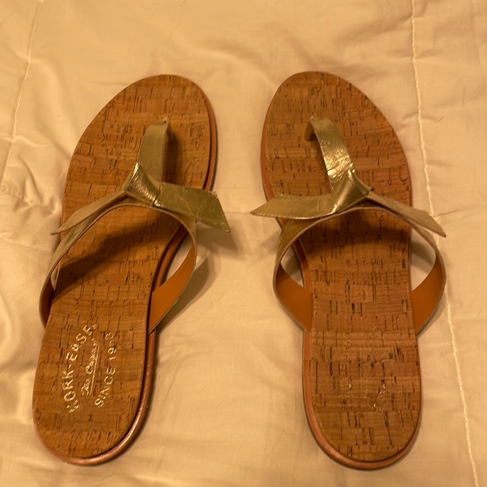 Kork Ease sandals with bow worn 3 times!